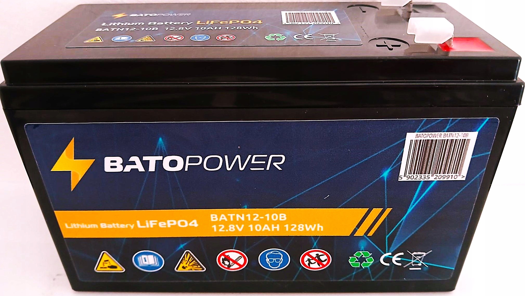 Akumulátor LiFePO4 Bms 12V 10Ah Pro Sondu, Koloběžku, Autíčko