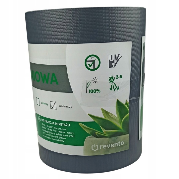 Taśma ogrodzeniowa 35m osłona płot siatka + klipsy Stan opakowania oryginalne