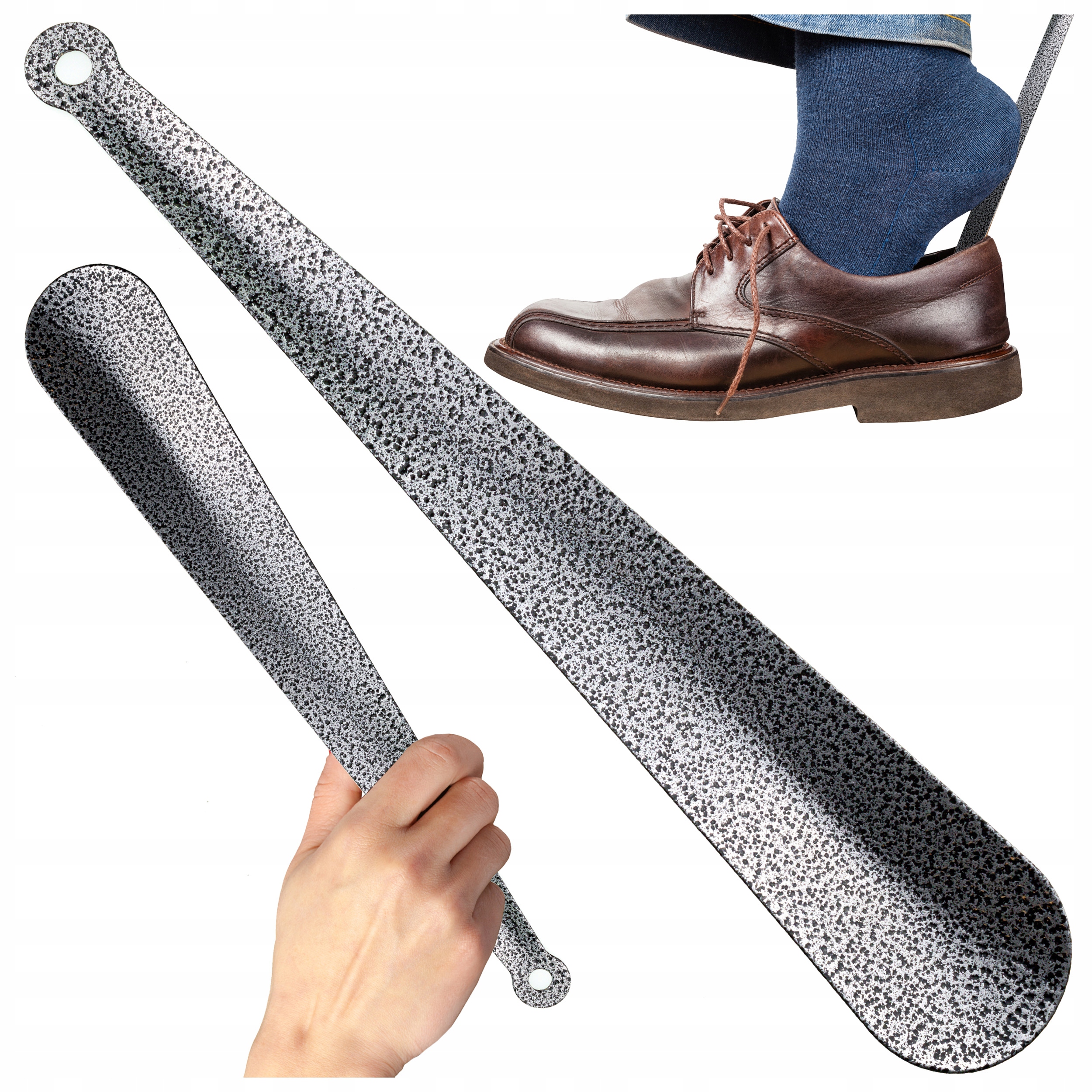 

Łyżka Do Butów Metalowa Z Zawieszką 30 CM