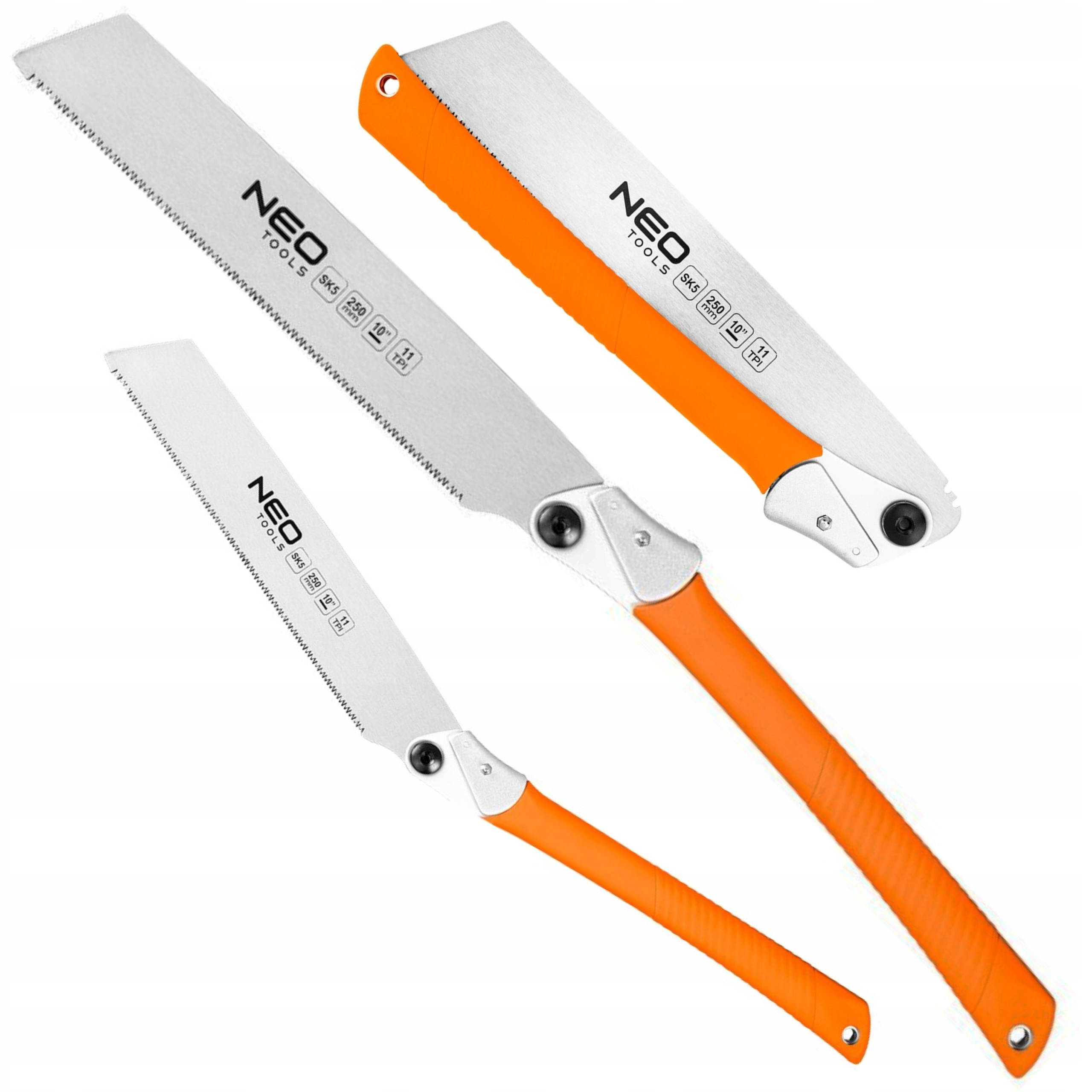 NEO RĘCZNA PIŁA JAPOŃSKA CIĘCIE DOKŁADNE 11 TPI SKŁADANA 275 MM 44-610