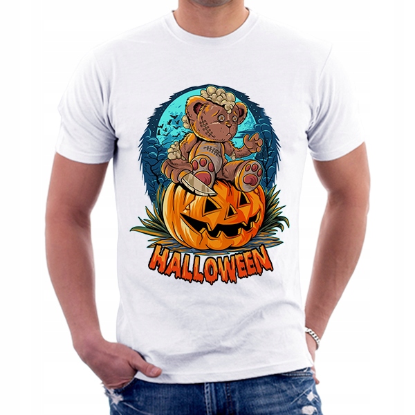 

Koszulka Na Halloween Męska T-shirt Horror / L