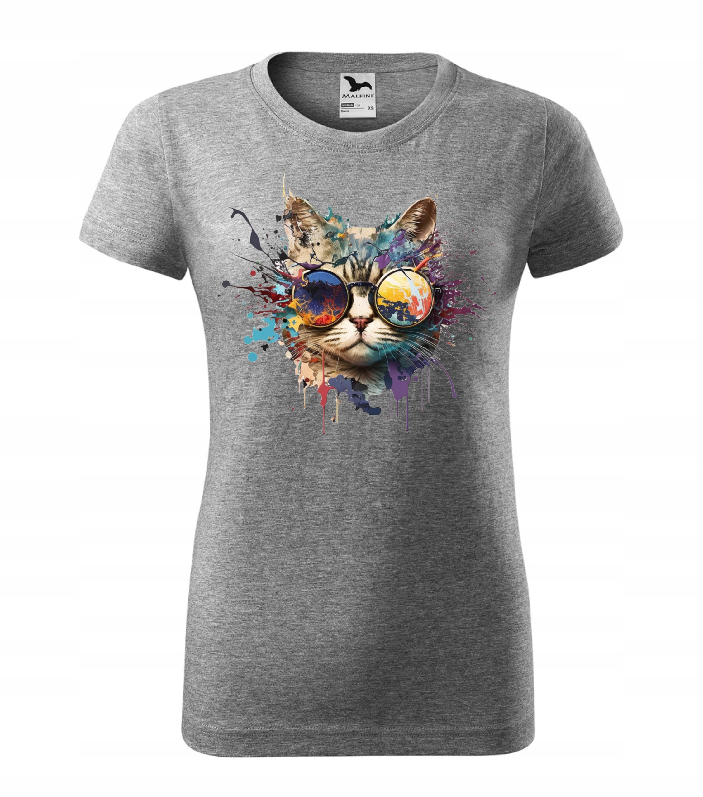 

Koszulka Damska Z Kotem Tshirt Kot M