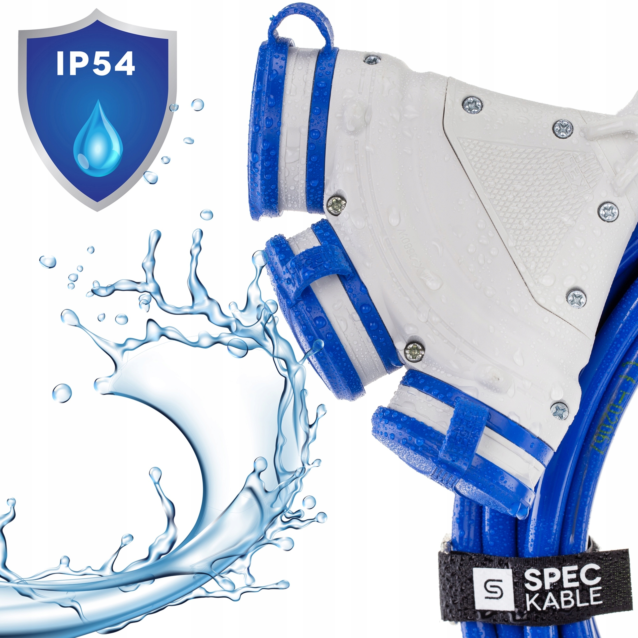 Rozgałęźnik trójnik gniazdo wtyczka 16A 250V IP54 Kod producenta W-01153