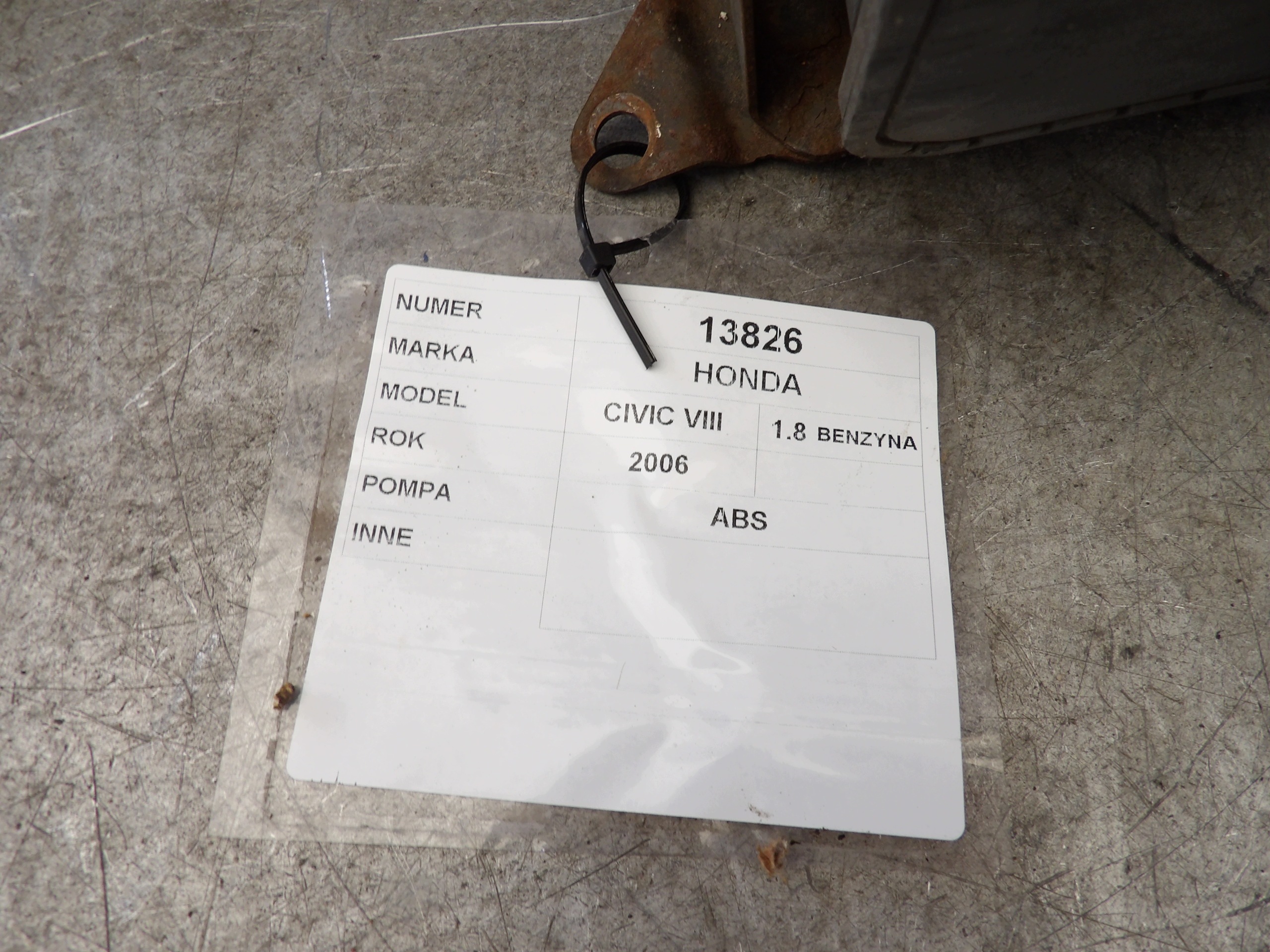 Honda Civic VIII pump ABS