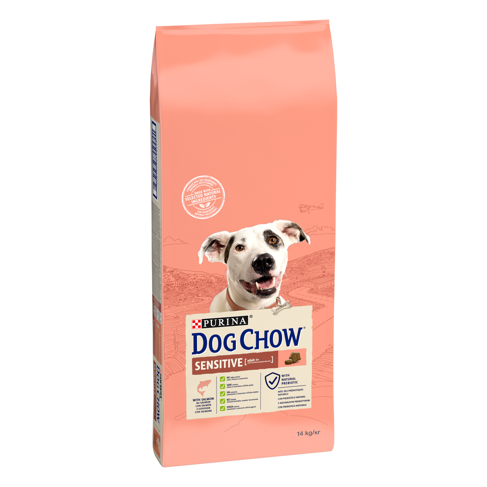 Levně Purina Dog Chow Sensitive Adult s lososem 14 kg