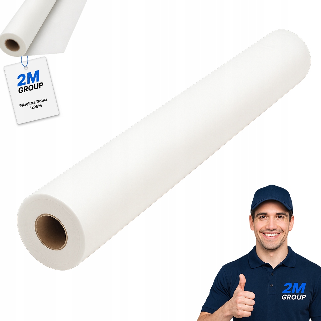 FLIZELINA BUDOWLANA WŁÓKNO SZKLANE ROLKA TAPETA 1M X 25M