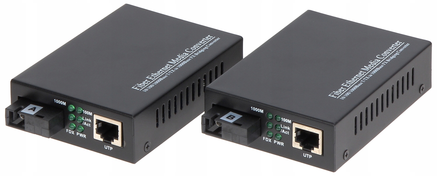 Média jednovidový konvertor OMG1-SM komplet