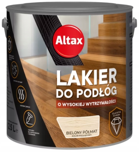 Altax Lak Na Podlahy S Vysokou Pevností 2,5 L Bělený Polomatný