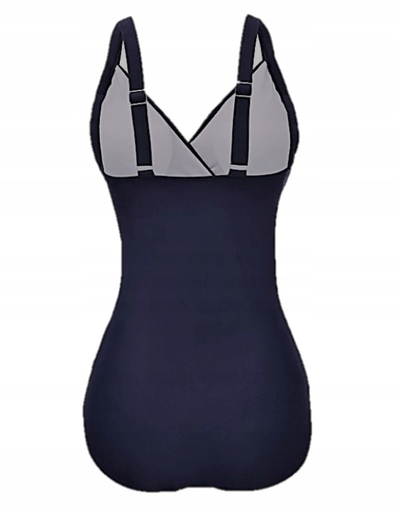 Wyszczuplający czarny strój kąpielowy 2XL (S037) EAN (GTIN) 5903794614253