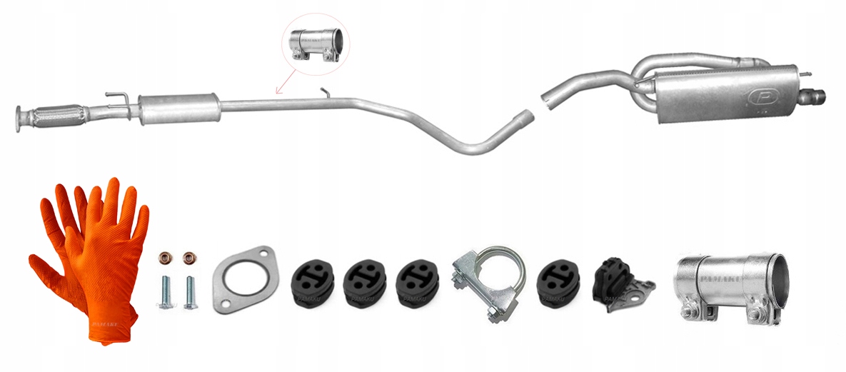 Fiat Bravo II 1.4 16V 66 kW (od roku 2007) Hatchback Tlumič