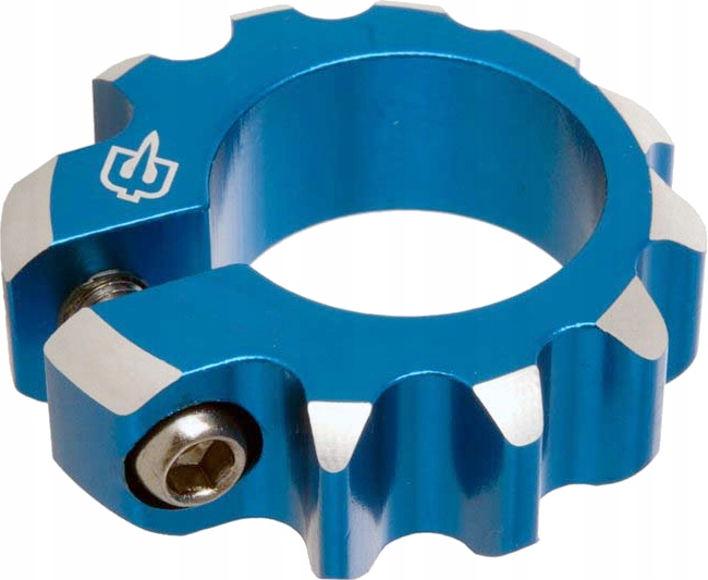 Zacisk podsiodłowy na śruę 28.6 mm niebieski Brave Machine Pogo solidny