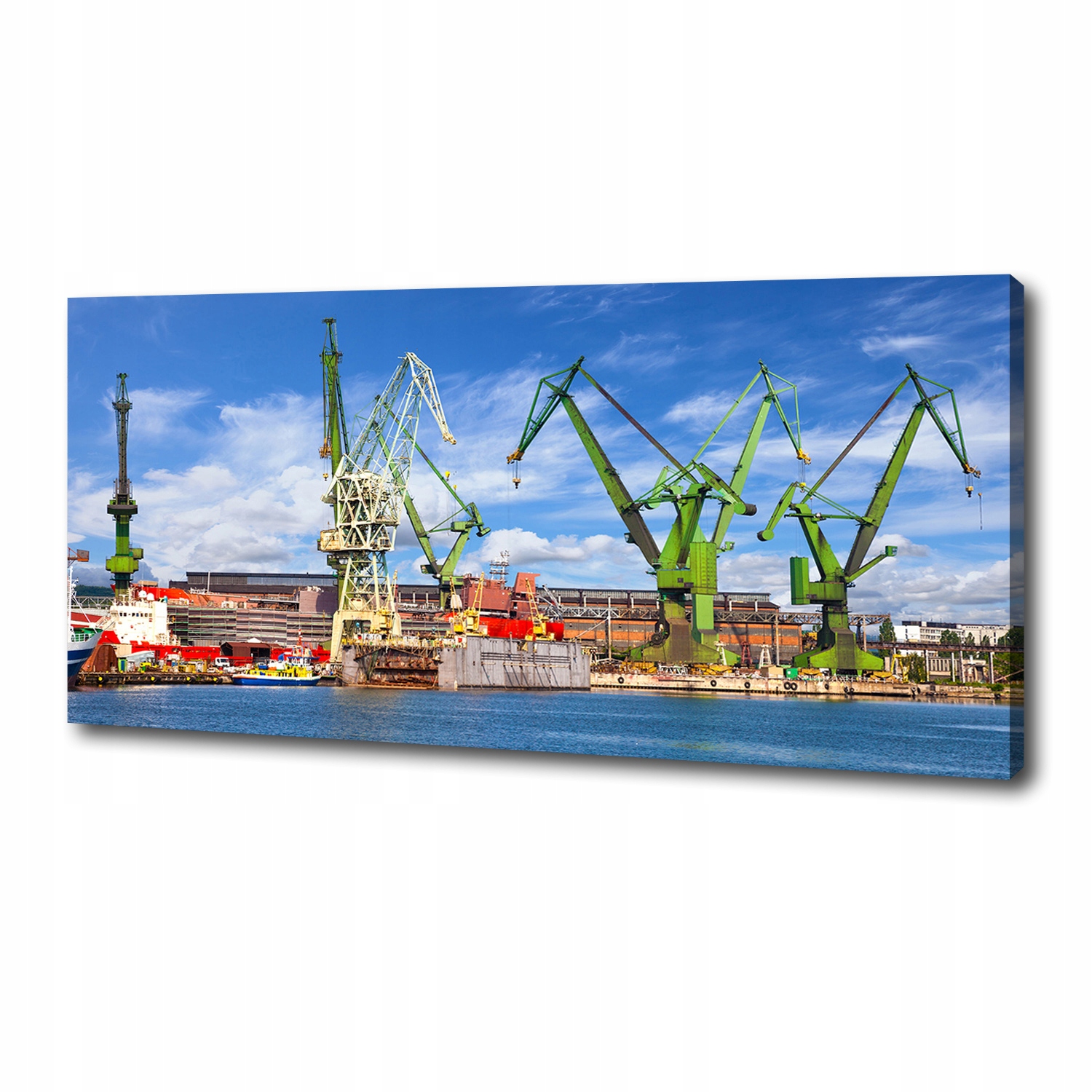 

Foto obraz na płótnie Stocznia w Gdańsku 125x50 cm