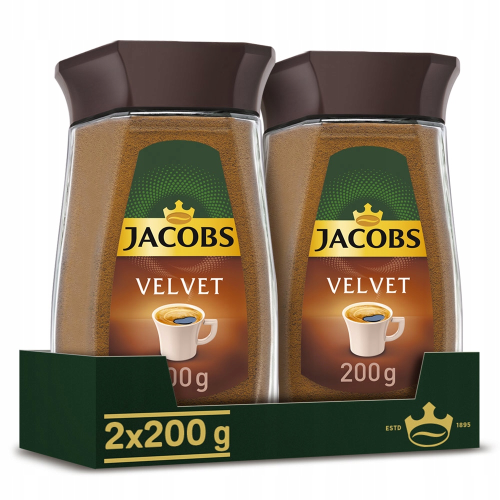 Растворимый кофе Jacobs Velvet 2x200 г