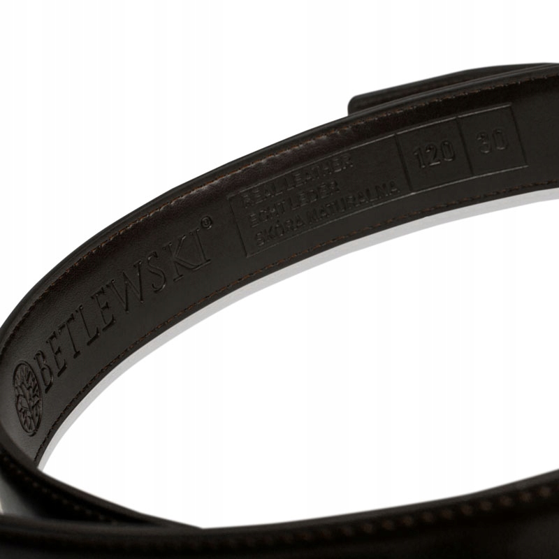 PASEK SKÓRZANY MĘSKI AUTOMAT KLAMRA PAS BETLEWSKI Kolekcja ELITE