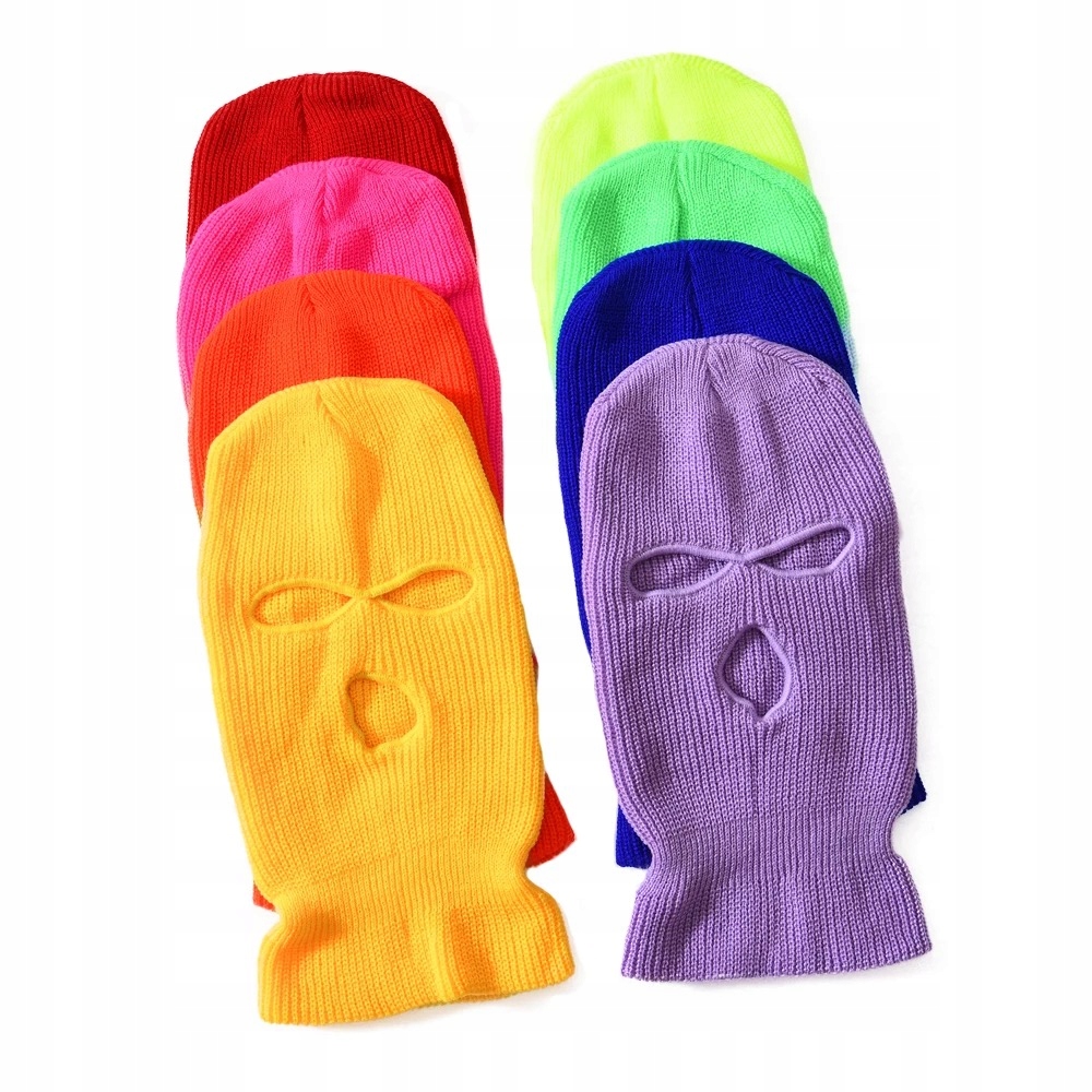 

Kominiarka balaclava komin neon