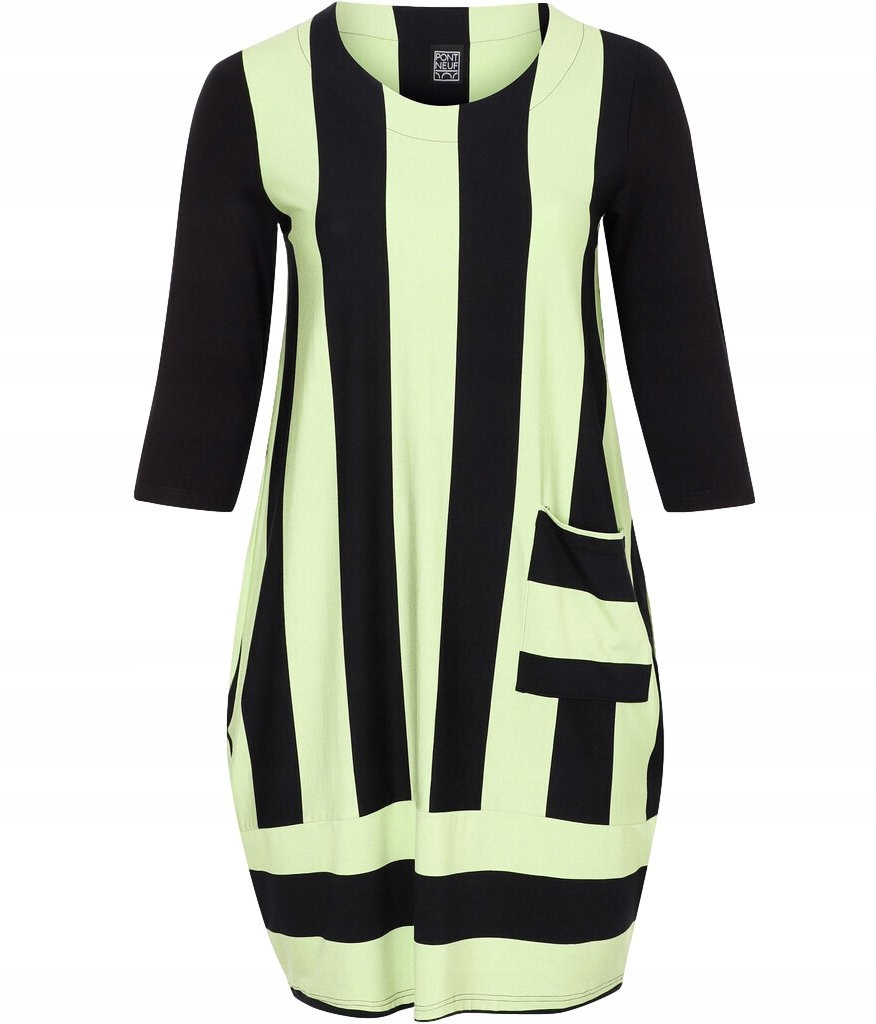 Pruhované Šaty Pletenina Pont Neuf V354 50