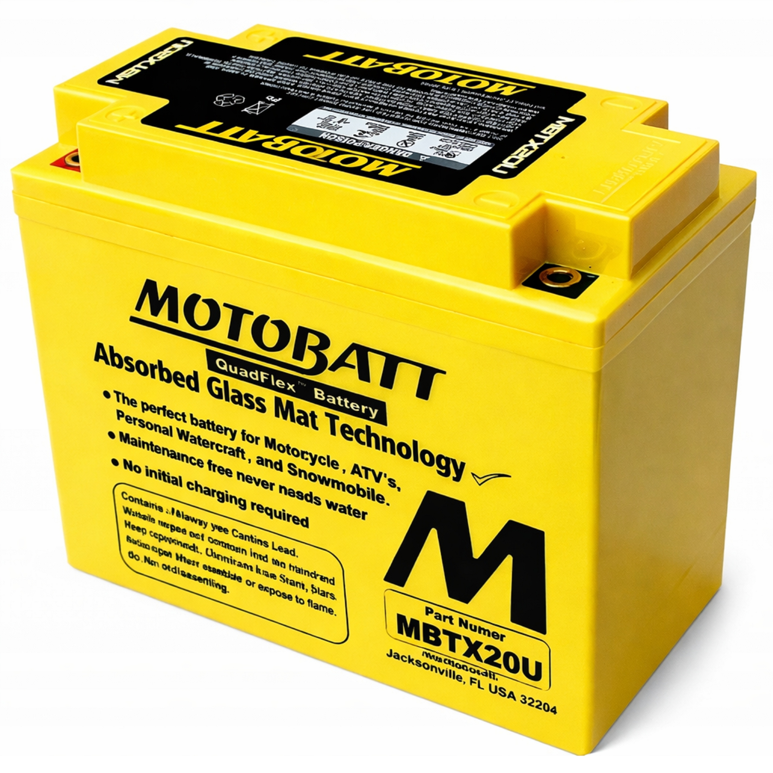 Akumulator Agm Motocyklowy Moto 12V 21Ah 310A MBTX20U YTX20L 175x87x155