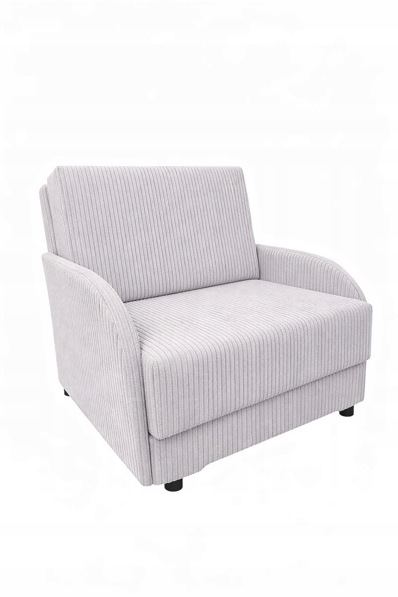 Rozkládací pohovka Tigo S Funkcí Spaní do obývacího pokoje Velur Béžová