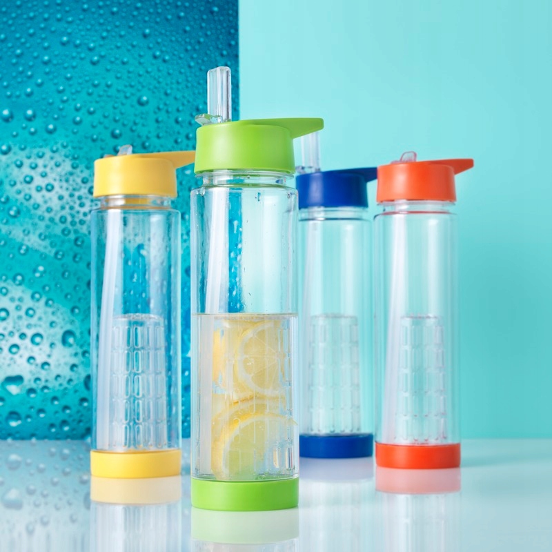 BIDON BUTELKA z pojemnikiem na owoce 740 ml - czarny EAN (GTIN) 8713159394785