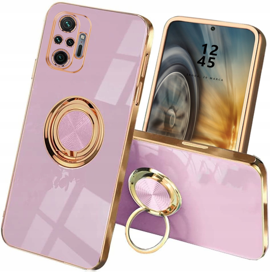

Etui Ring Silicone Do Redmi Note 10 Pro Szkło