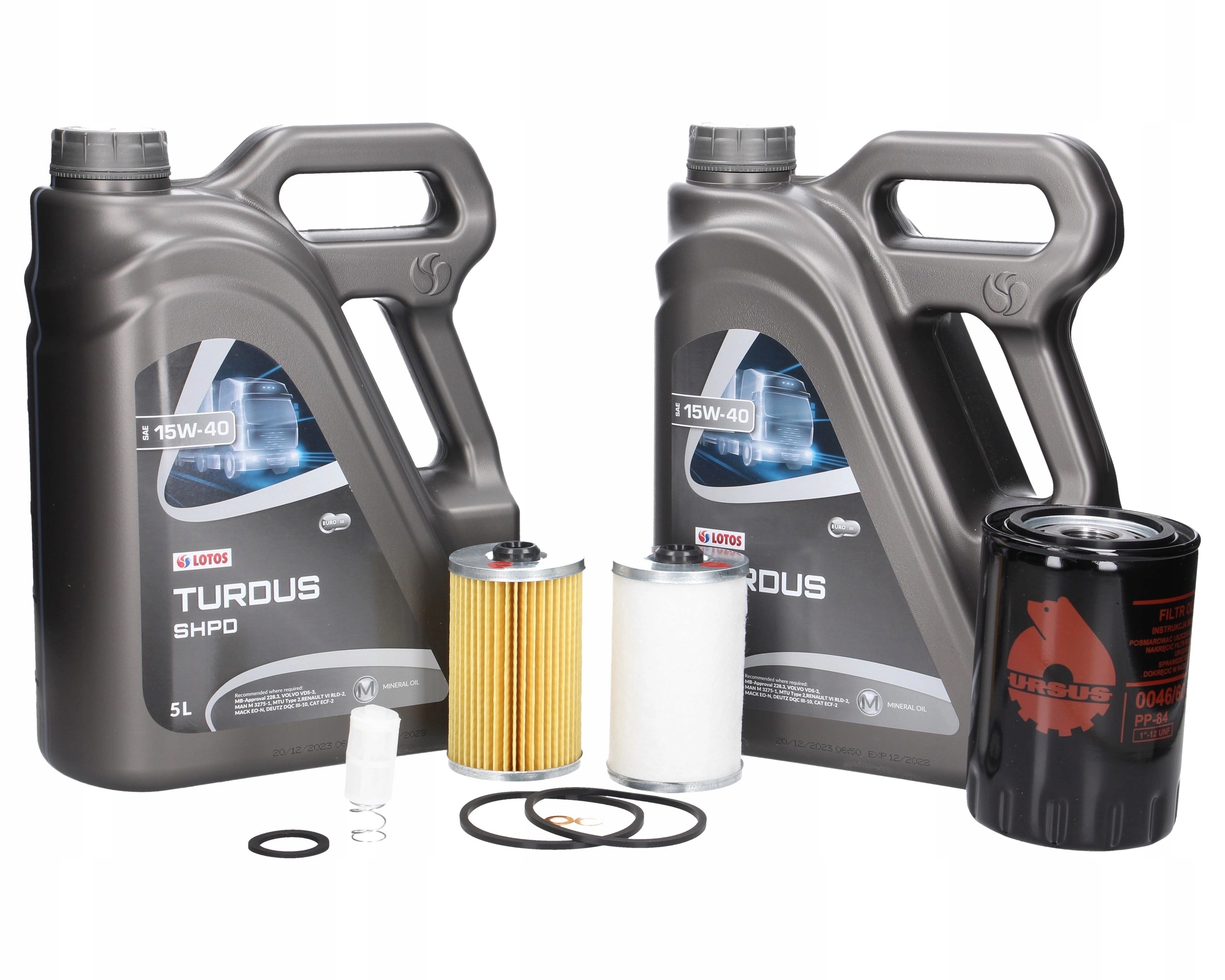 Servisní sada Ursus C330 C360 filtry olej atd