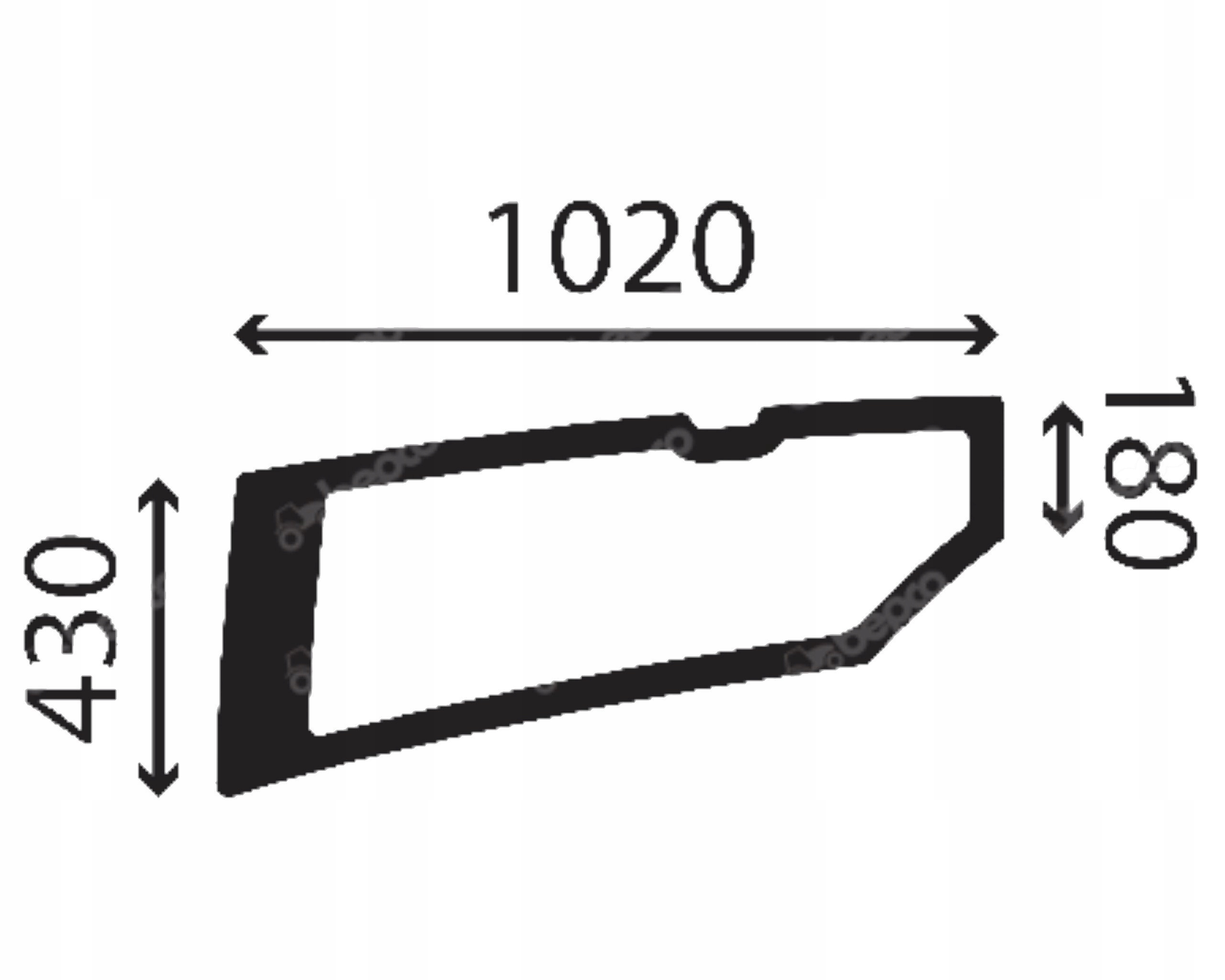 Volvo sklo spodní dveře 11203348, 15045742