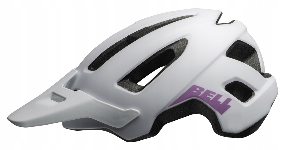 Dětská cyklistická přilba Juniorská Bell Nomad Jr Matte White Purple Roz.