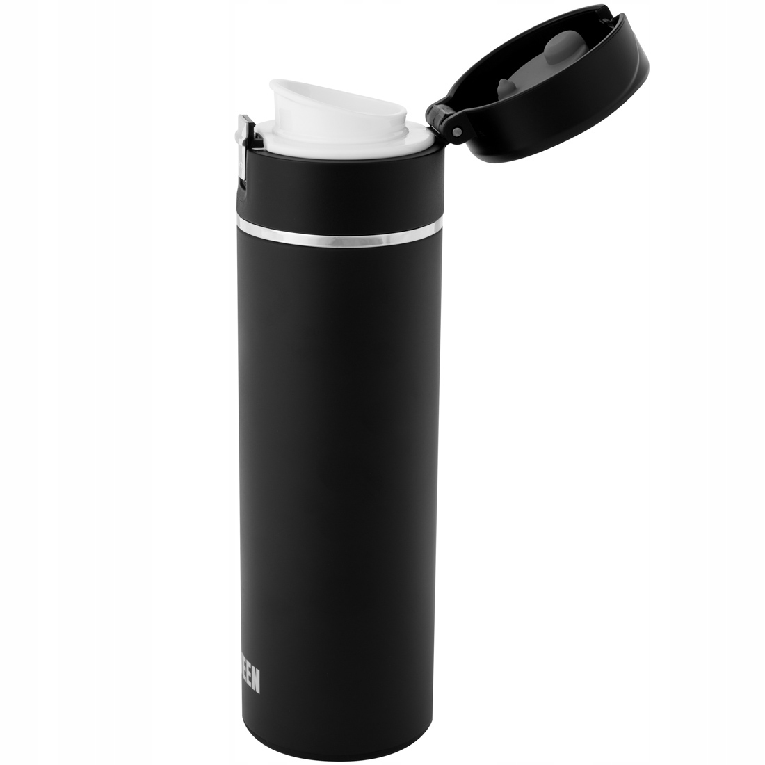 N'OVEEN TB510 BUTELKA czarny mat TERMICZNA 400ml Średnica 6.5 cm