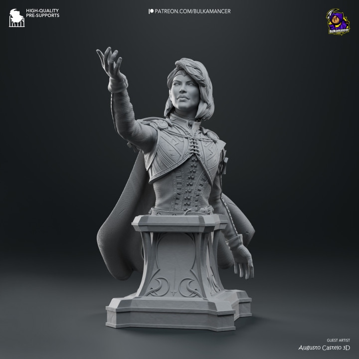 Figurka Busta Isobel Baldur's Gate 3 Bulkamancer Sculpts 3D tisk
