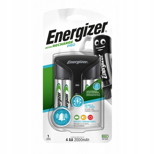 Nabíječka baterií Energizer Pro Charger +4AA Power Plus 2000 mAh