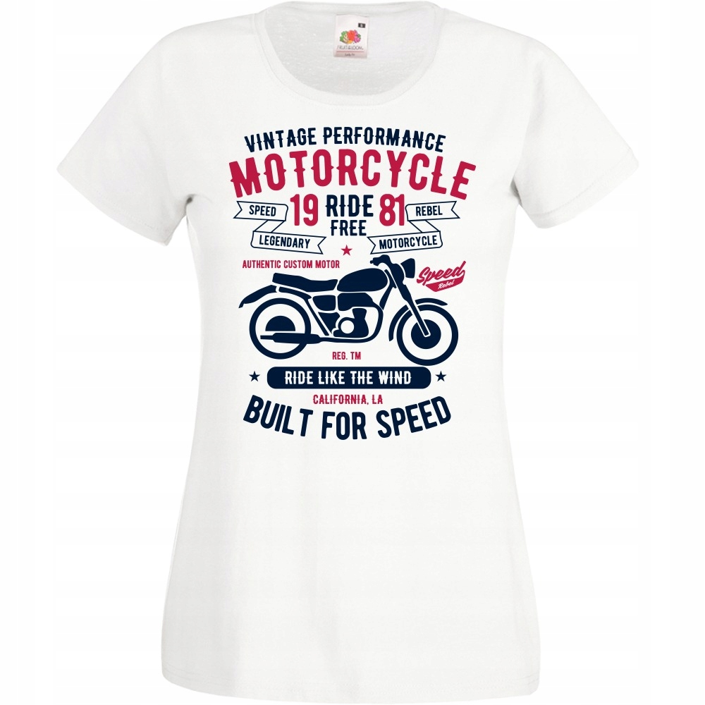 

Koszulka motocykl motor motocyklista sport S biała