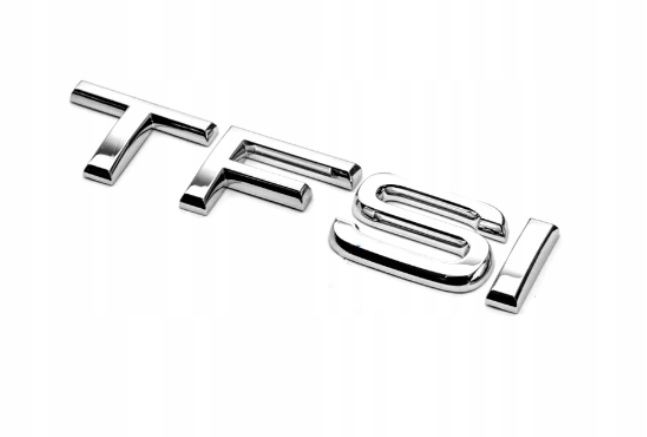 Emblemat Znaczek Audi Na Tył Klapę Tfsi Vw A3 A4 Logo Napis Nowy Chrom
