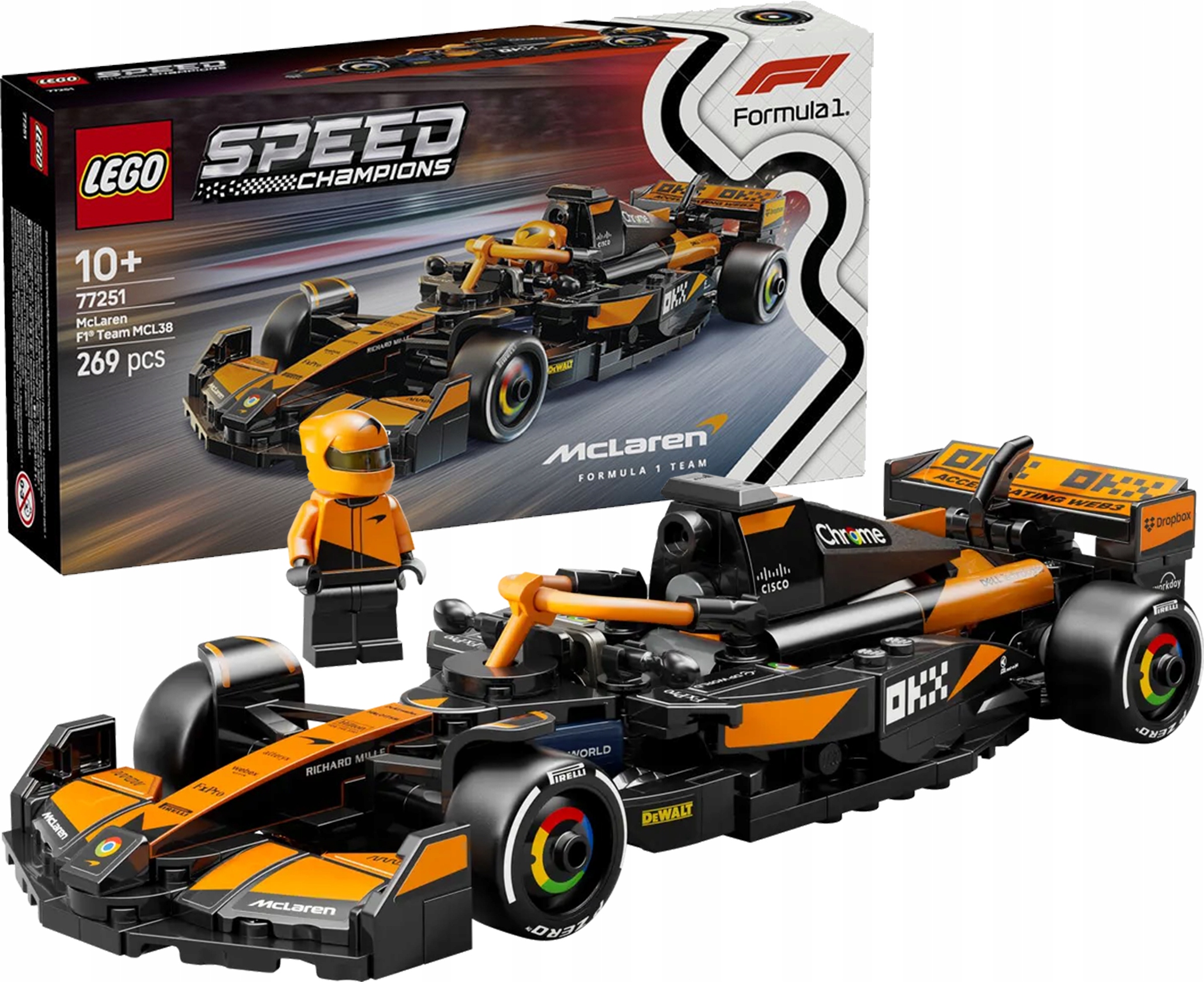 Lego Speed Champions – Tým Formule McLaren MCL38 – 77251