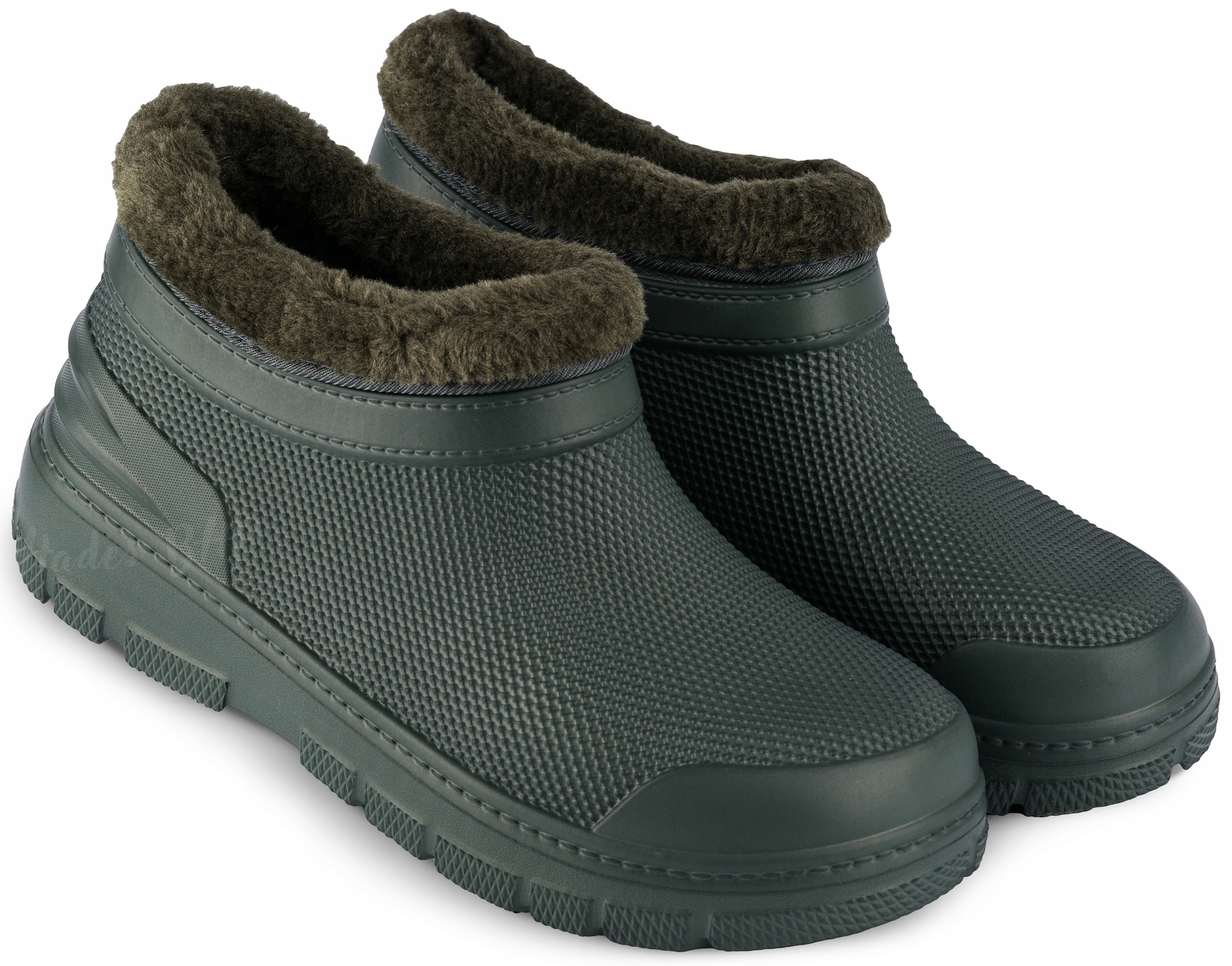 KALOSZE DAMSKIE OCIEPLANE krótkie piankowe zimowe lekkie chodaki EVA 39 Wysokość za kostkę