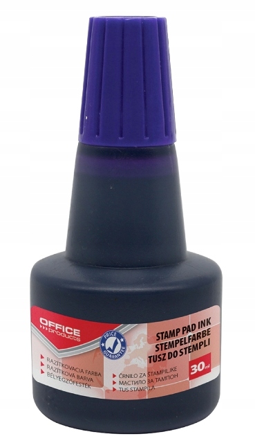 

Tusz do pieczątek stempli 25ml fioletowy Office