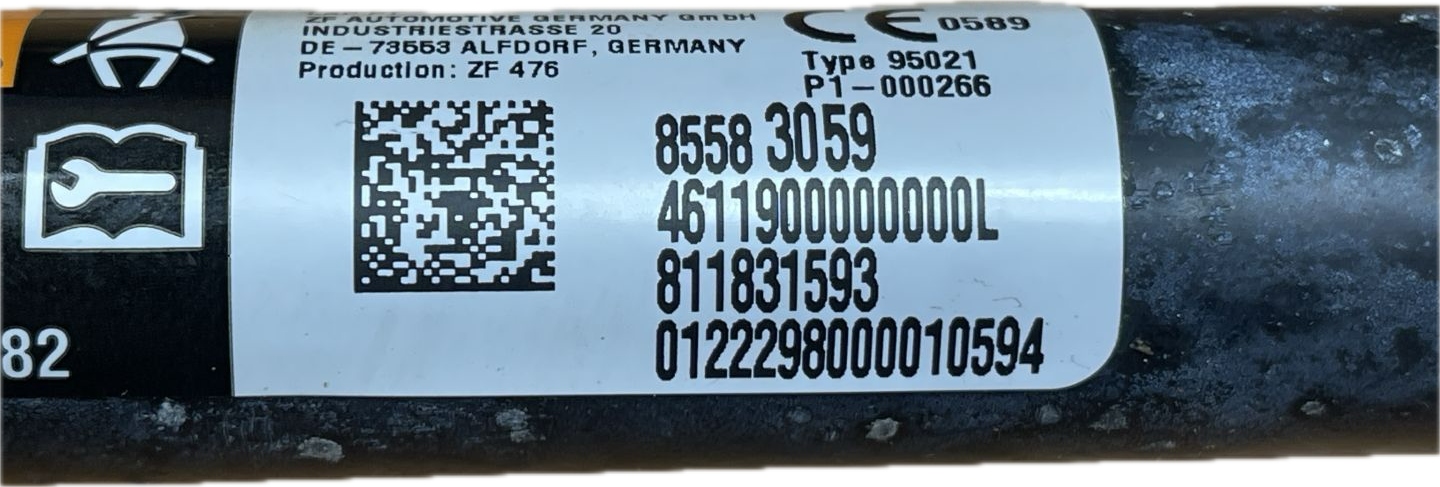 O7 CADILLAC CT5 V 19- CINTURA SICUREZZA ANTERIORE sinistra Anteriore tenditore 86771430