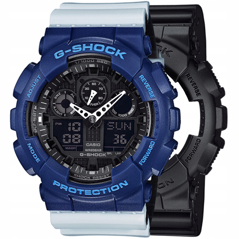 Hodinky Casio G-Shock Set GA-100-1A1ER Bezel 10527398 Řemínek 10527469 20