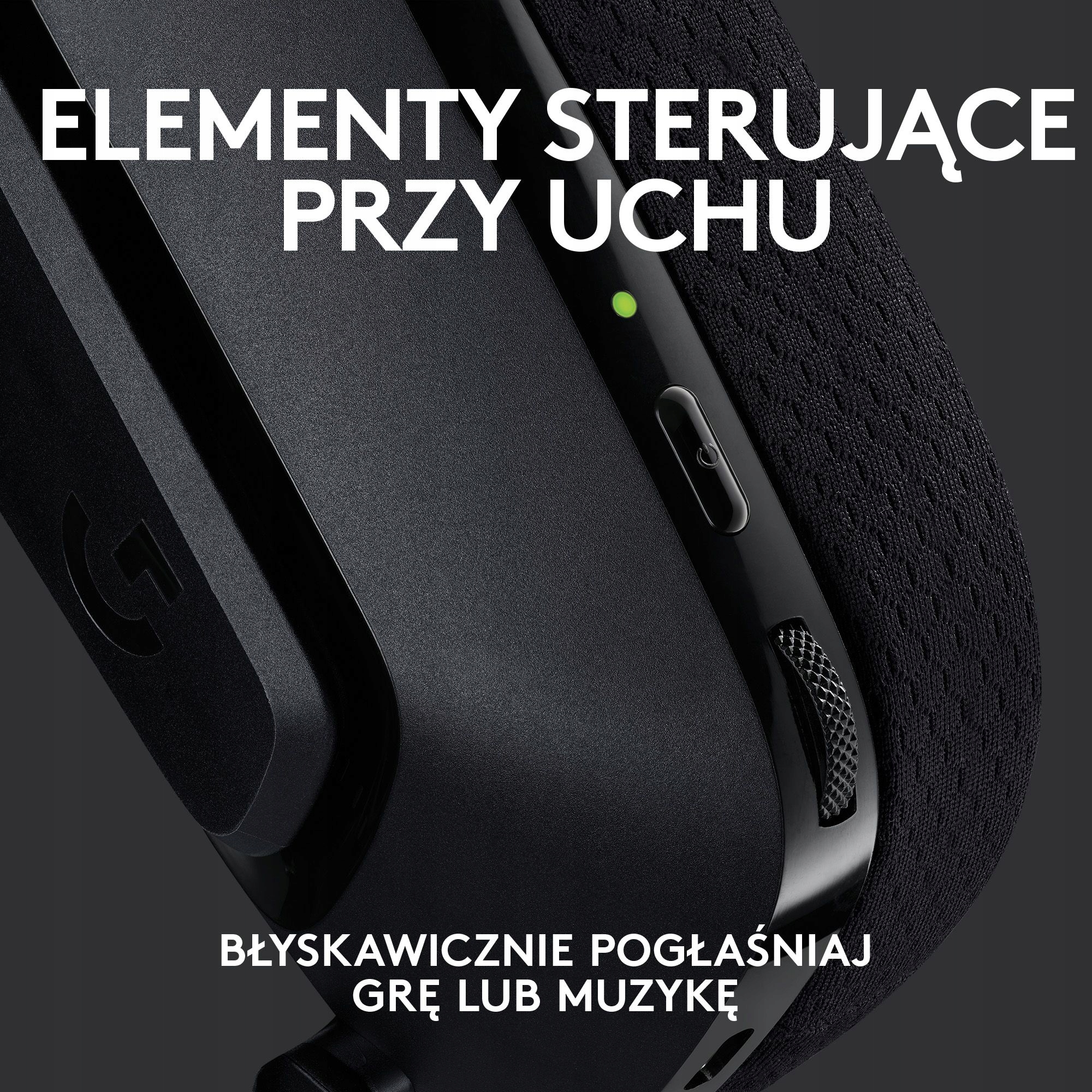 Słuchawki Logitech G535 Czarne (981000972) Mikrofon tak