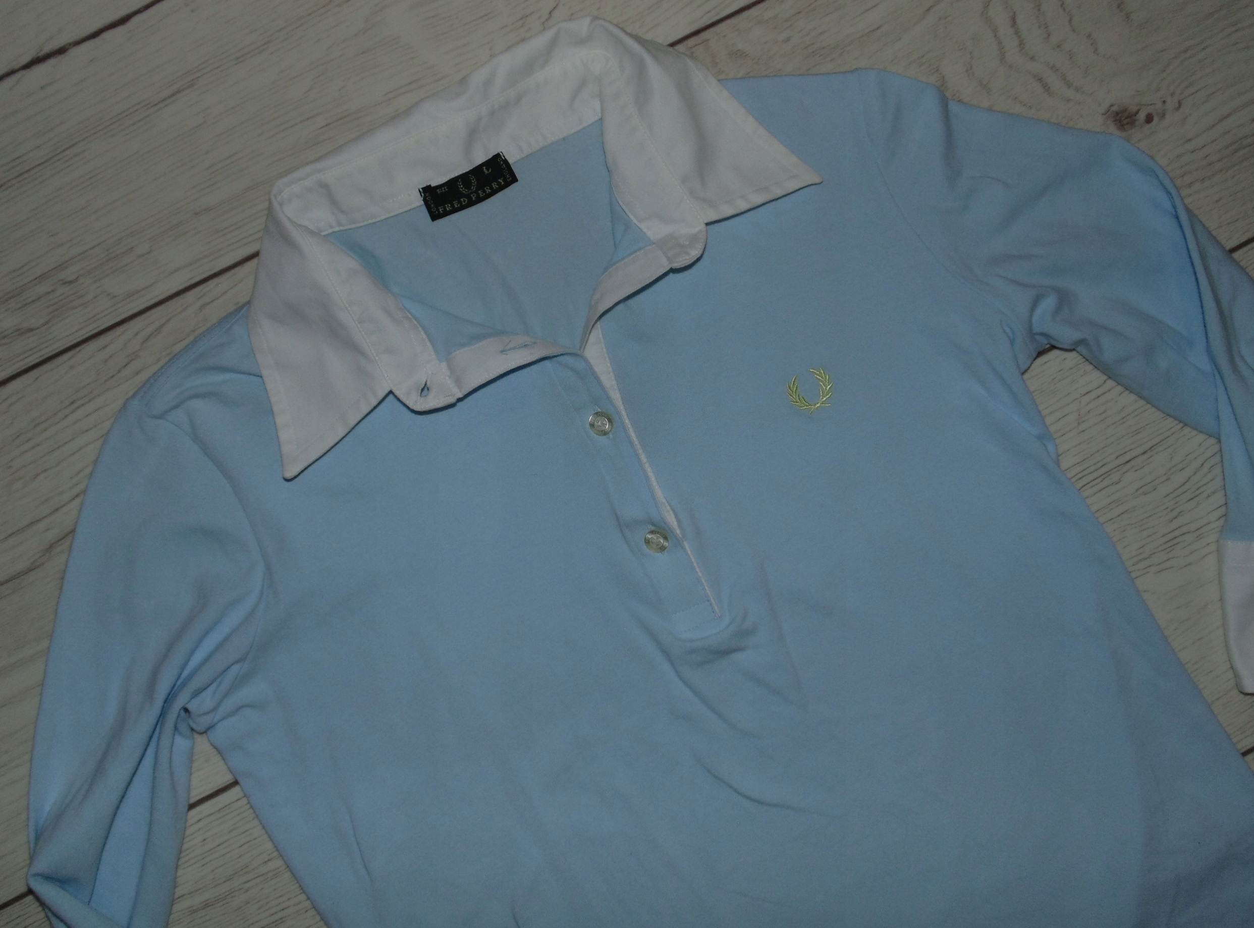 FRED PERRY KOSZULKA POLO DAMSKA r. M / L Wzór dominujący logo