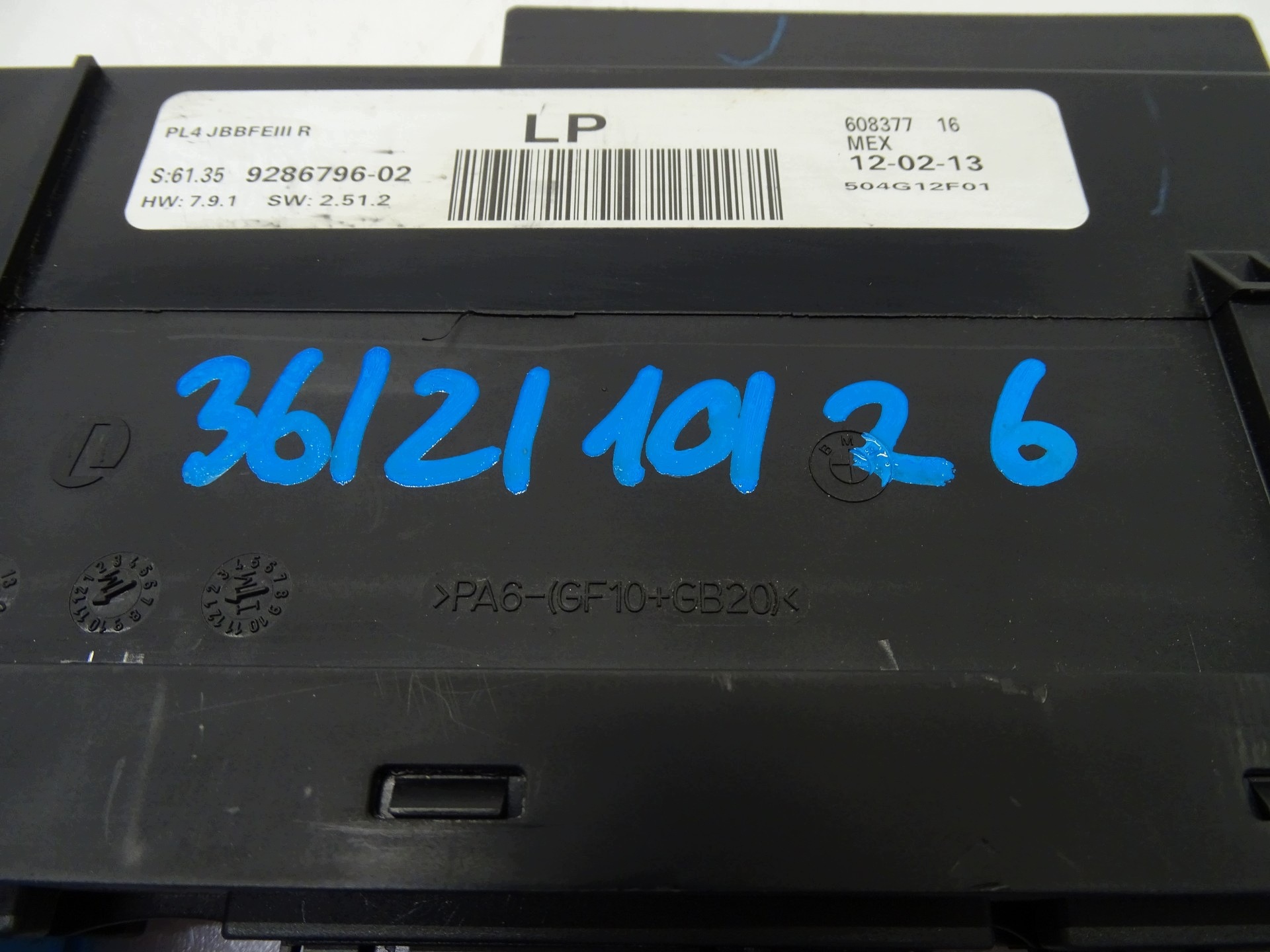 unité commande confort BMW E70 9286796