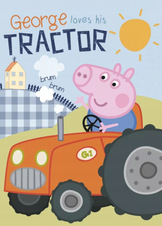 

kocyk koc polarowy Świnka Peppa Pig 100X140 cm