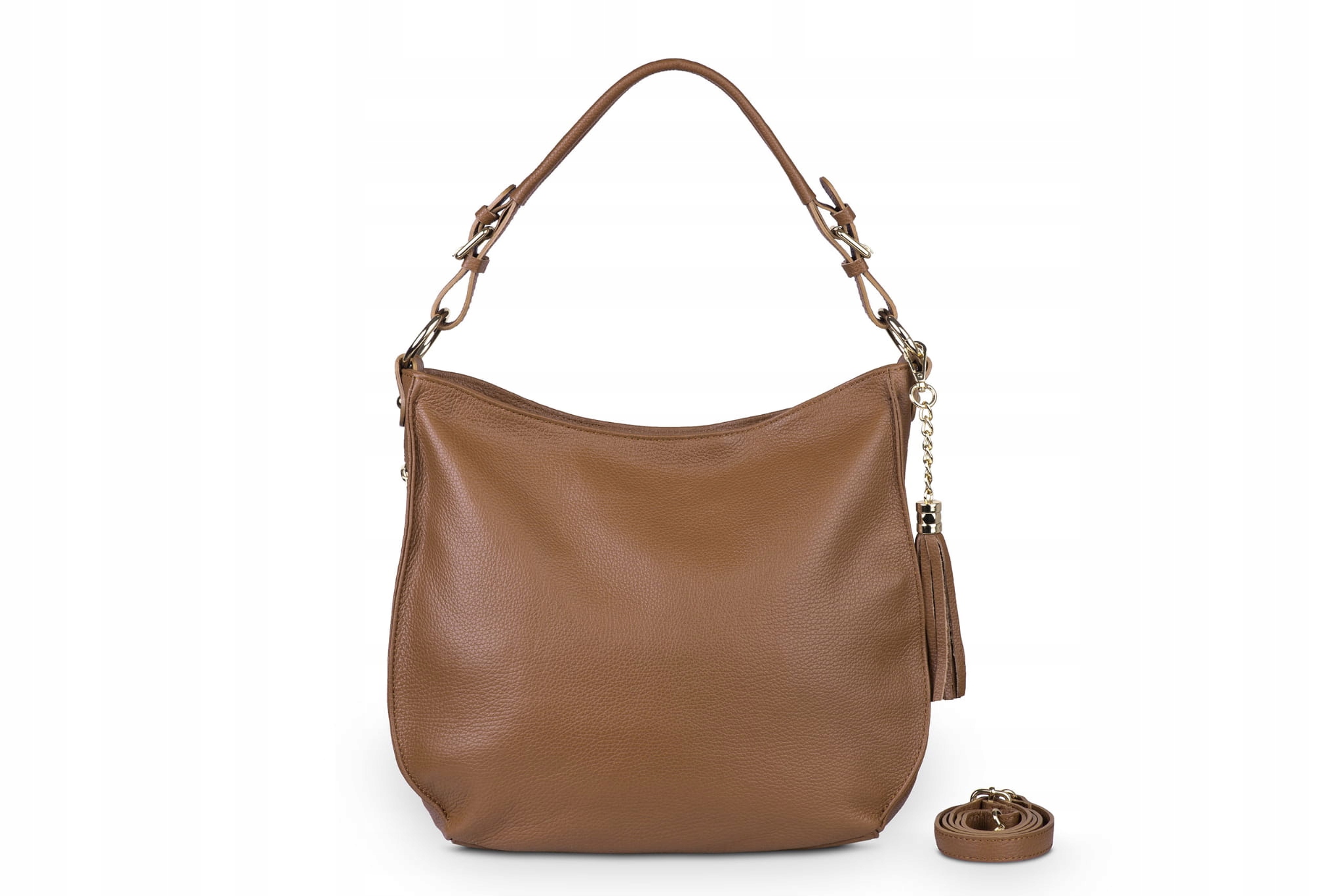 Kožená taška Vera Pelle Buba Ruda