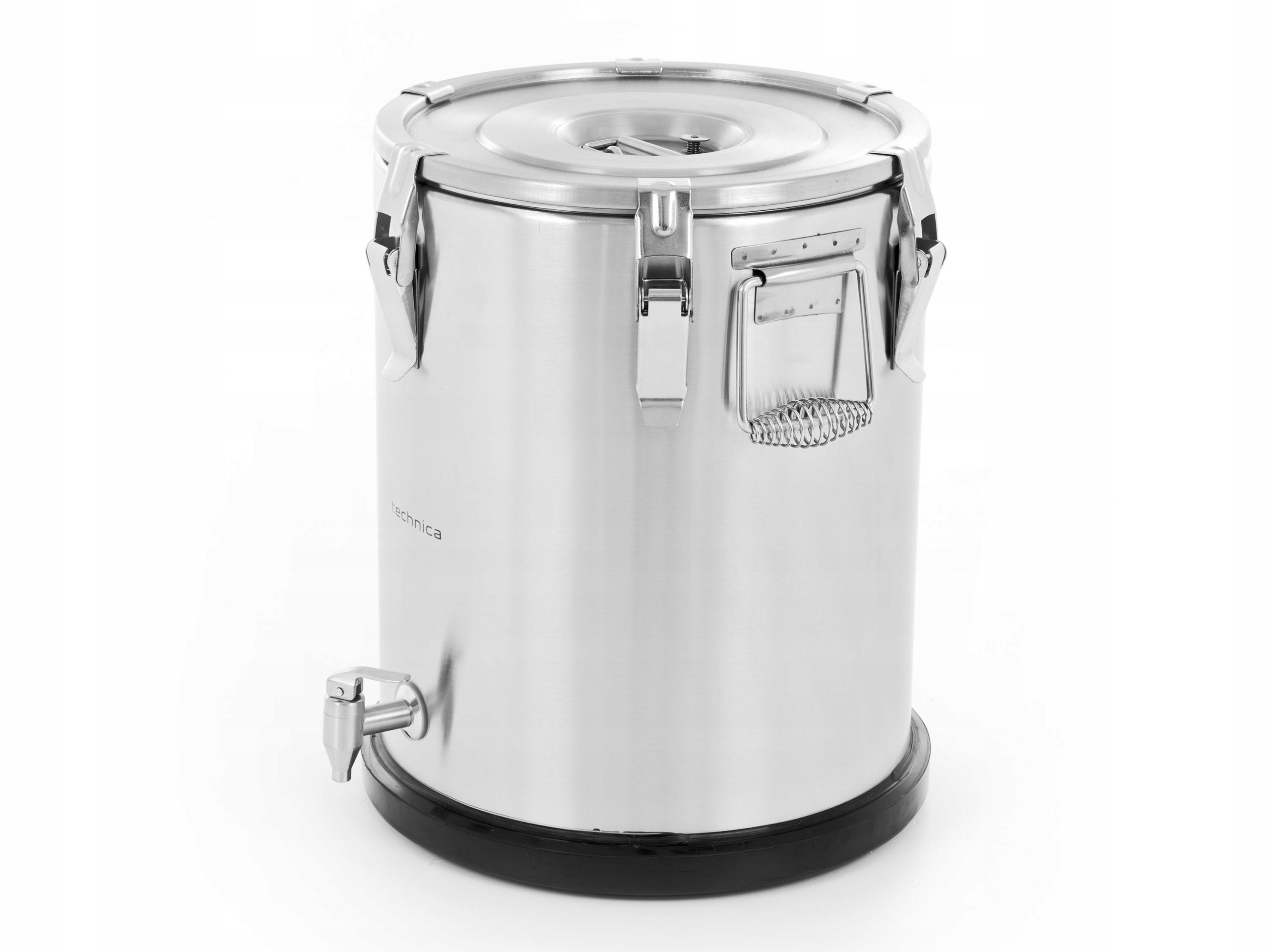 TERMOS GASTRONOMICZNY DO TRANSPORTU ŻYWNOŚCI STAL 25 L Z KRANEM TECHNICA Pojemność 25 l