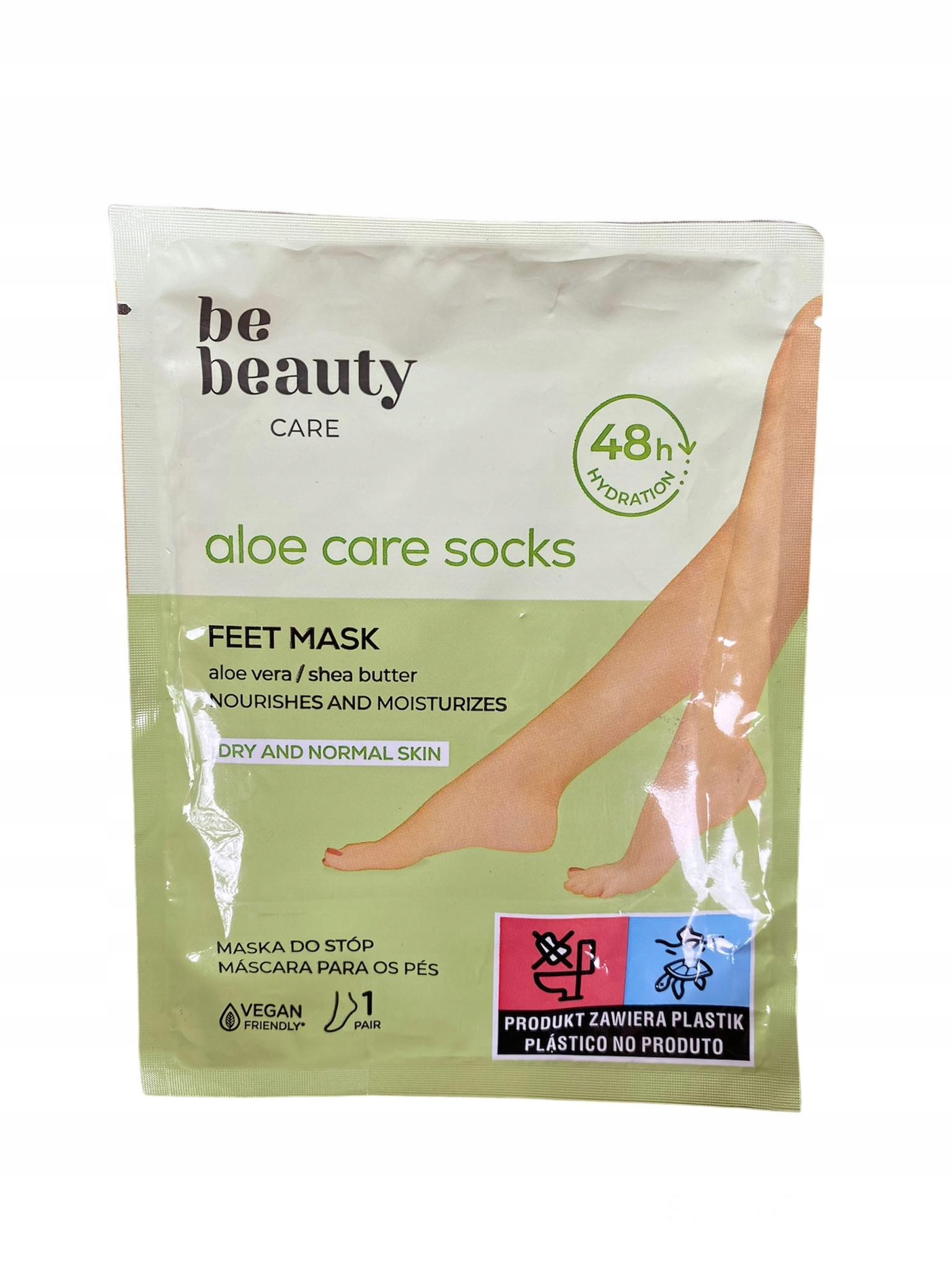 Skarpetki NAWILŻAJĄCE do stóp Be Beauty ALOE Care