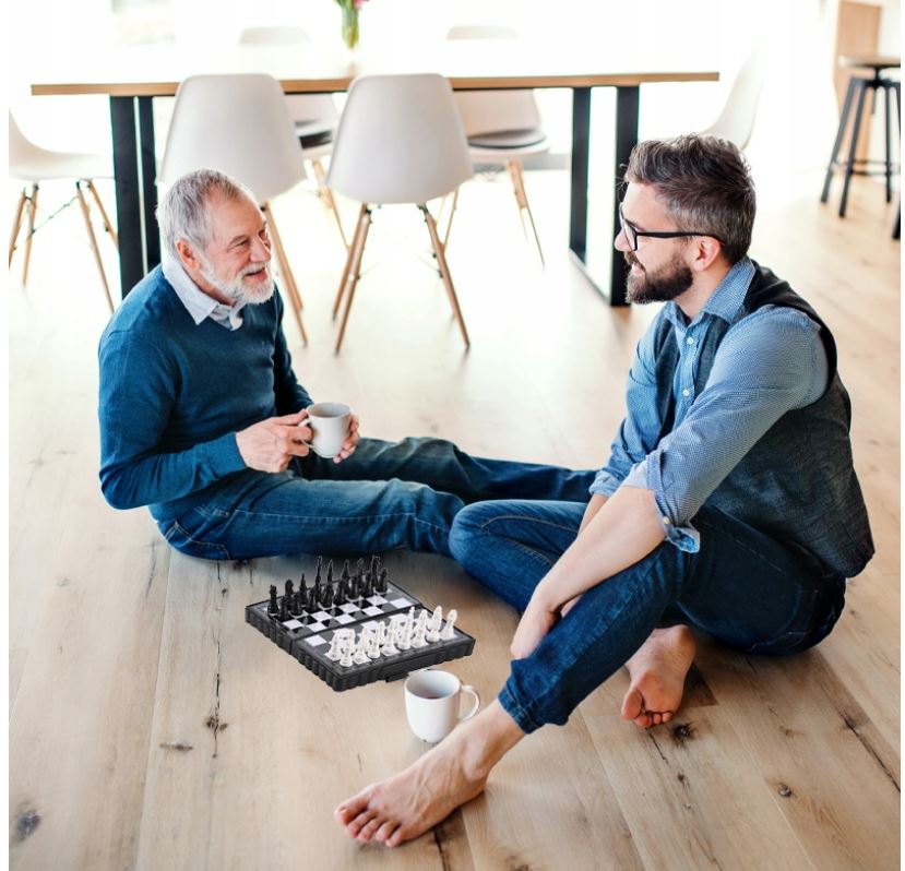 SZACHY MAGNETYCZNE MINI PODRÓŻNE WARCABY 2w1 KIESZONKOWE NA PREZENT Rodzaj szachy magnetyczne