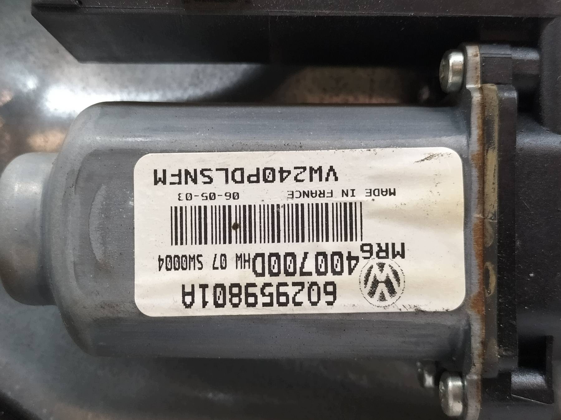 mechanism windows right front 3D 6Q2959801A VW Polo IV (2002-2008)