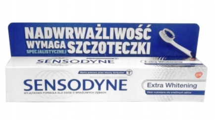 

Sensodyne, Extra Whitening, Pasta do zębów, 75 ml