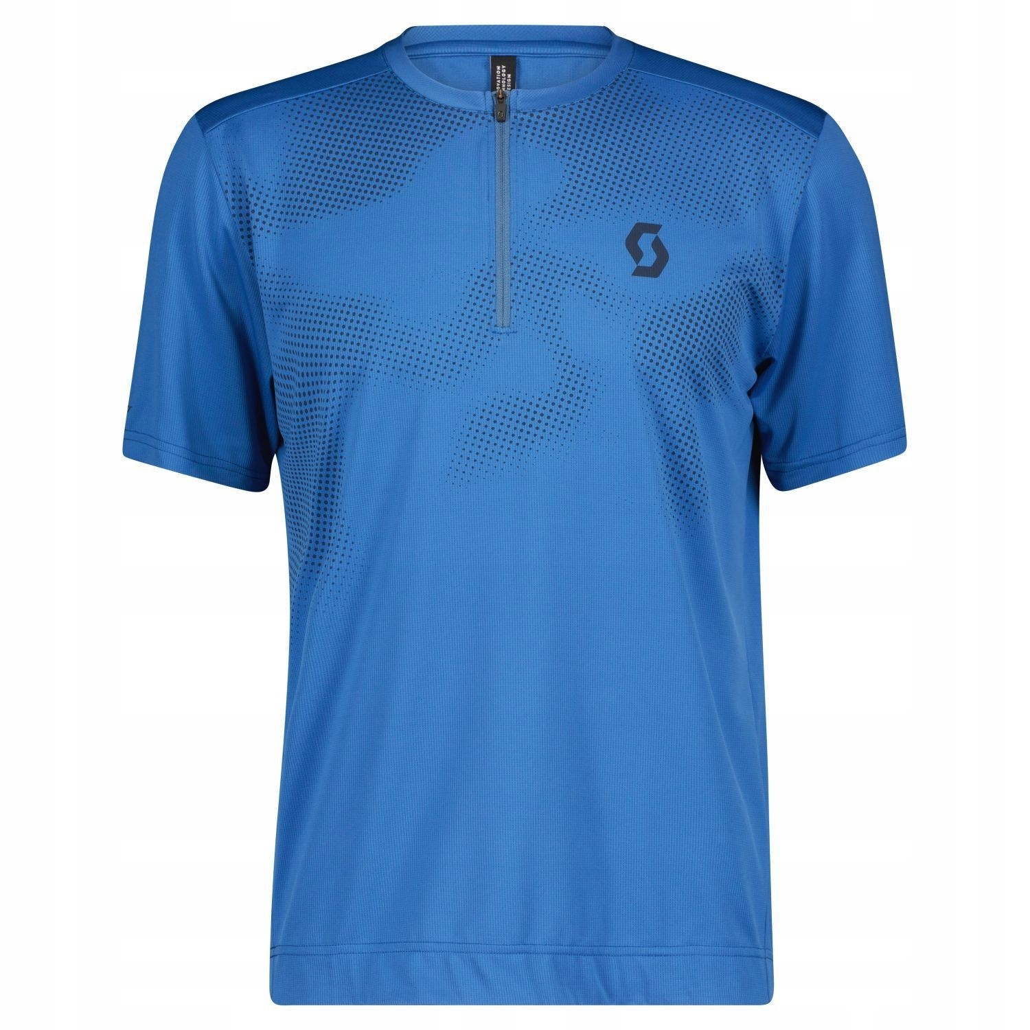 Koszulka rowerowa Scott Trail Flow Zip Ss Blue r. S %%%
