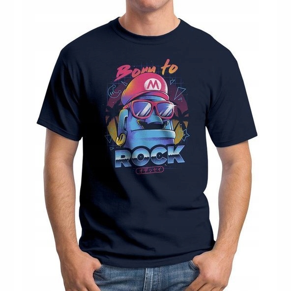 

Koszulka T-Shirt Born To Rock 80's Statue XL