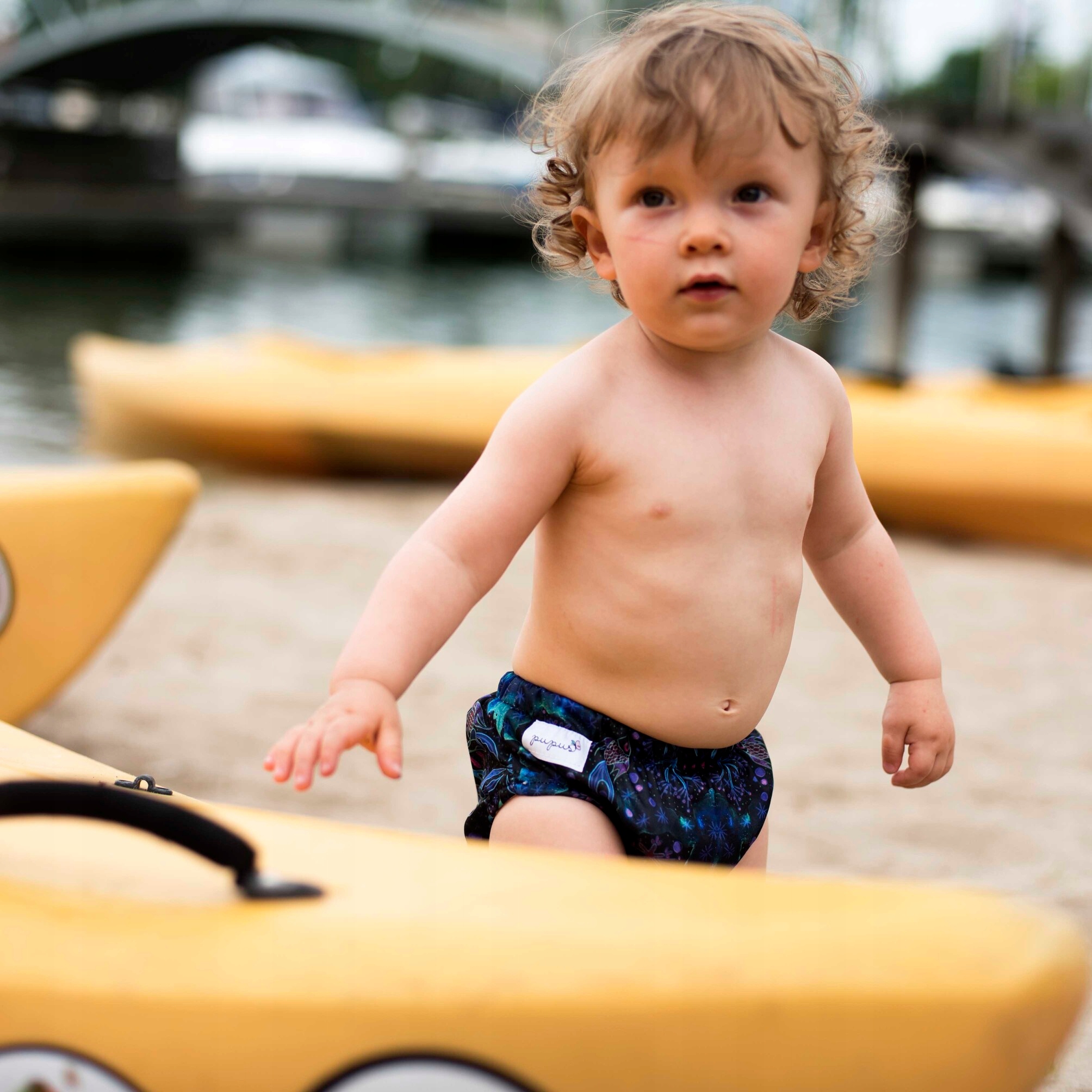 Pieluszka do pływania, kąpielówki Neon Splash M Rodzaj majteczki